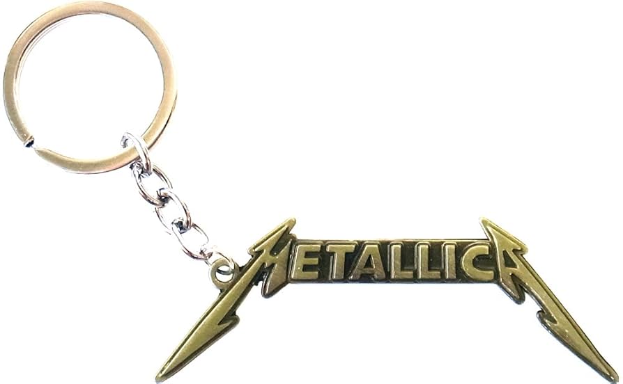 Amazon.co.jp: METALLICA ロゴ キーホルダー/メタリカ (ゴールド